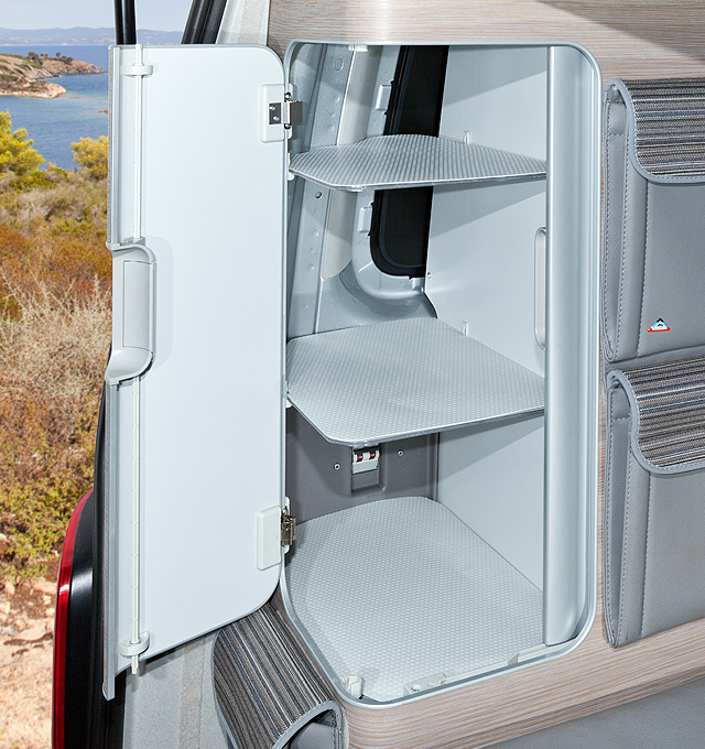 Brandrup Antirutsch-/Schutzmatten für VW T6.1 California Ocean/Coast, 6er-Set