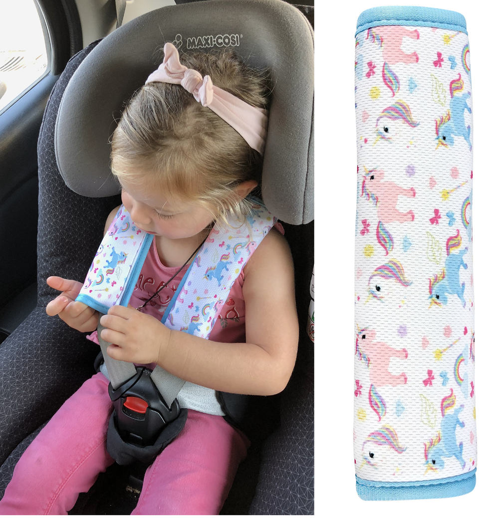 Heckbo Auto Gurtschoner Einhorn-Design 1er Pack